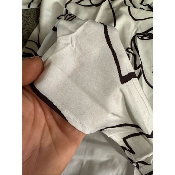 Beautiful abstract, oversize tunic, blouse, half sleeve. New w tags  xl - Picture 12 of 13